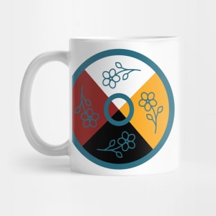 Medicine Wheel Floral WAWEZHI CANADA Mug